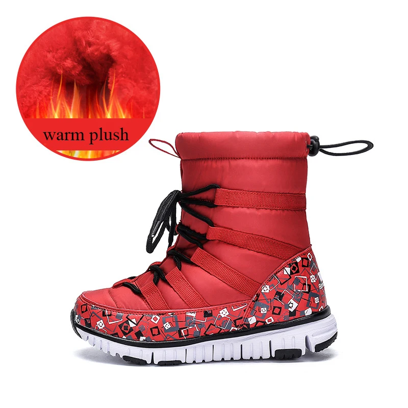 Зимняя обувь для детей теплая флисовая зимняя девочек и мальчиков Детские