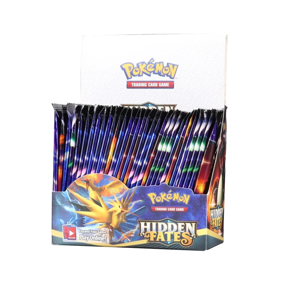 

324 шт./коркор. Карты Покемон скрытые судьбы Сияющие судьбы Эволюция бустер коробка коллекционные торговые карты игра английская версия