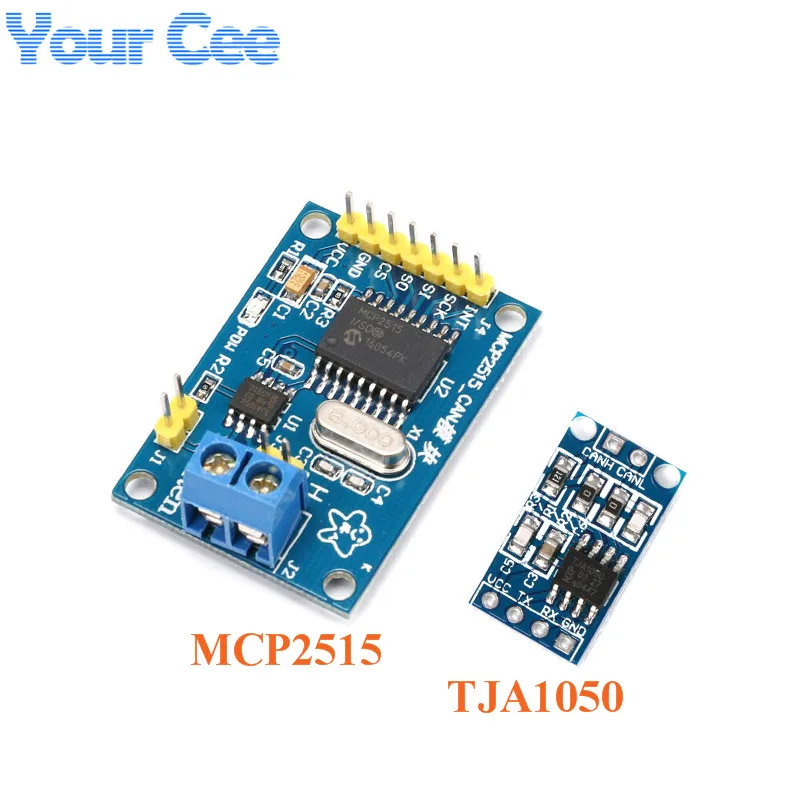 Плата модуля драйвера CAN Bus MCP2515 TJA1050 приемник SPI для 51 MCU ARM Модуль интерфейса