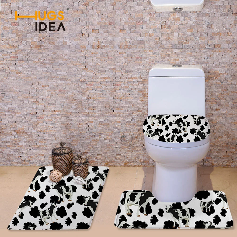 

HUGSIDEA Bathroom Soft Warm Toilet Seat Cover Accessories Beautiful Butterfly Pineapple Printing Good Quality Toilet Seat Cover
