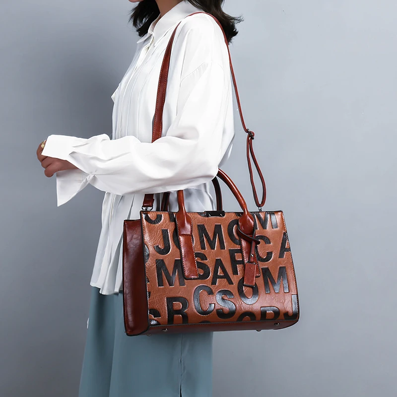 

Luxury Pu Leather Handbags Women Large Capacity Shoulder Bags Designer Ladies Crossbody Bags for Women Casual Tote Messenger Bag