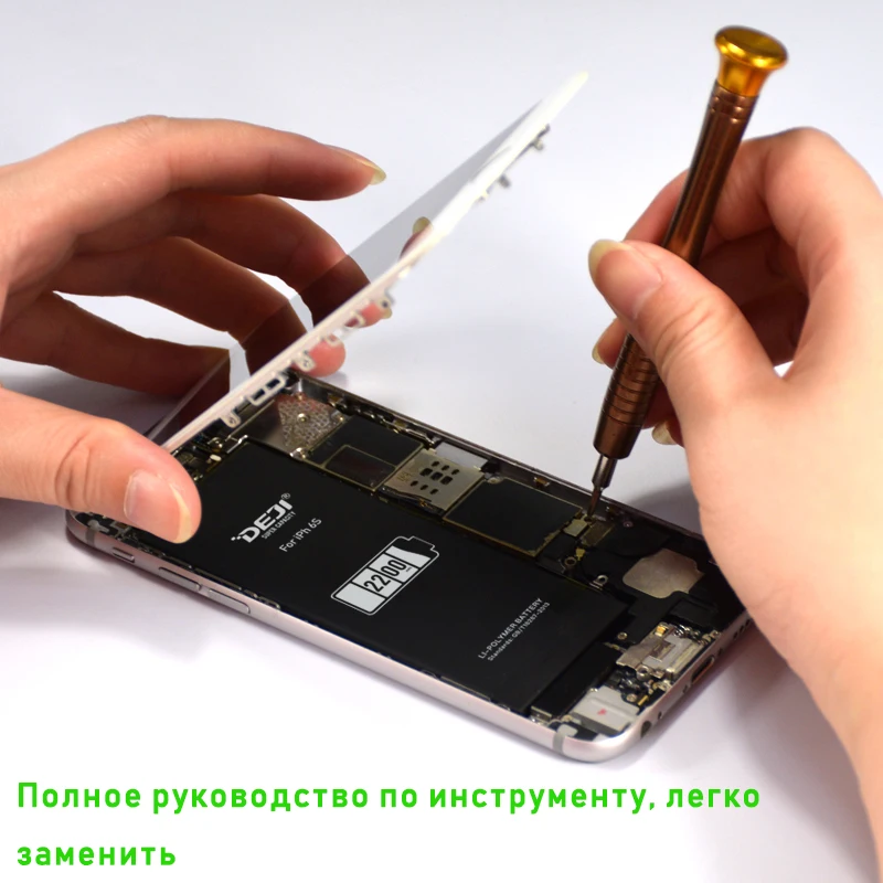 DEJI для iphone 6s батарея 5S se 6 7 батарея большой емкости внутренние батареи Замена литиевый аккумулятор набор инструментов