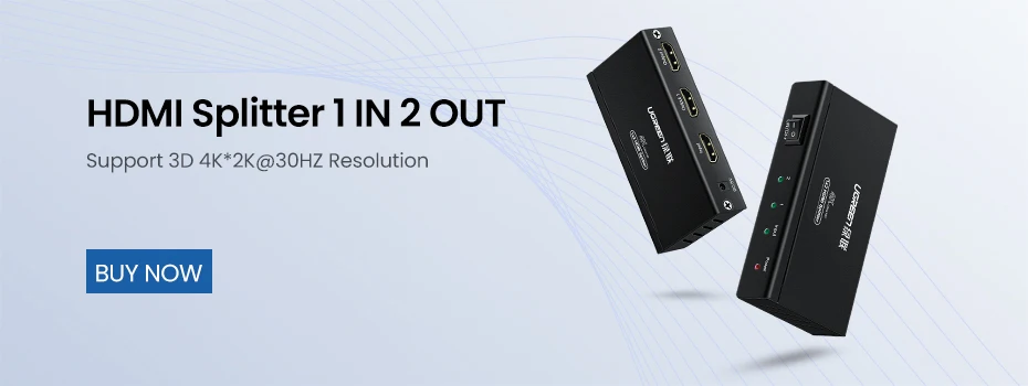 Ugreen HDMI KVM переключатель 2 Порты и разъёмы 4K переключатель USB KVM коммутатор VGA PLC сплиттер для совместного использования принтера клавиатура Мышь KVM переключатель HDMI CGA