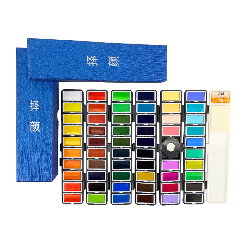 Превосходный складной твердый Фотофон с водой и подарочной коробкой акварельный