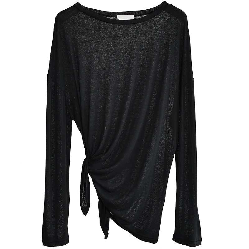 

Loose Dance Clothes Women Latin Practice Wear Long Sleeves Tops Bandage Blouse Jazz Costume Samba Modern Dancing Shirt BL5563