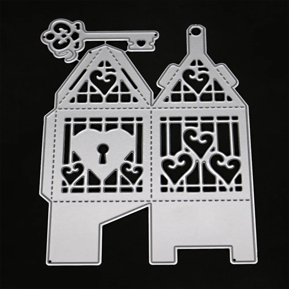 

Metal Cutting Dies For Scrapbooking Gift Candy Box Greeting Card Stencils Three-dimensional Box Wedding Decoration