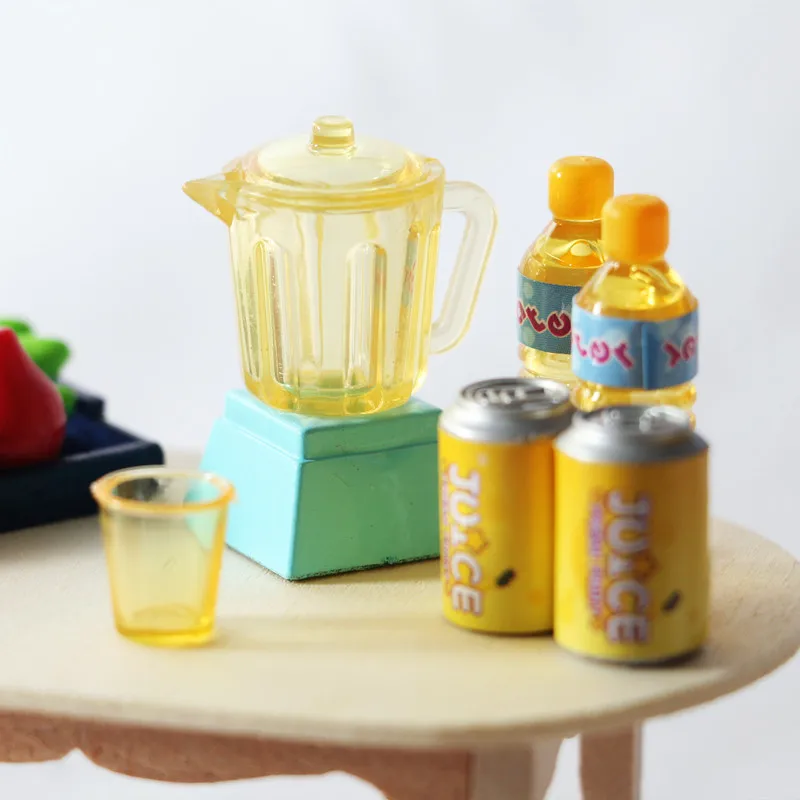 

1/12Dollhouse Kitchen Mini Juicer Drinks Pocket Toy Miniature Items Food Play Model OB11 Decoration Accessories
