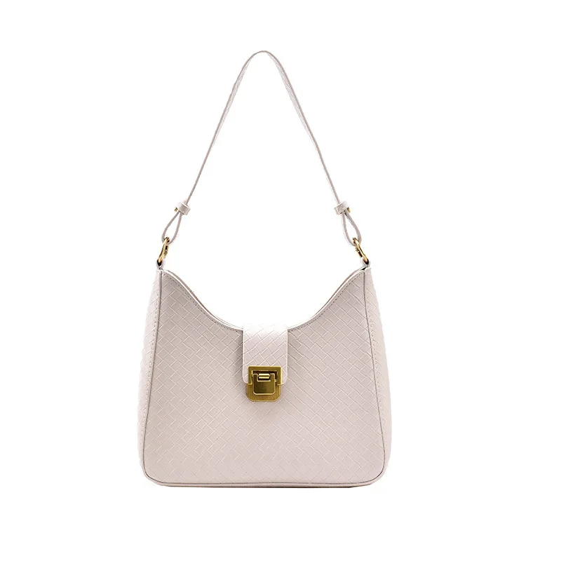 

Fashion Design Armpit Bag For Women 2020 New Autumn Winter One Shoulder Vintage Kiintting Phone Packet B657