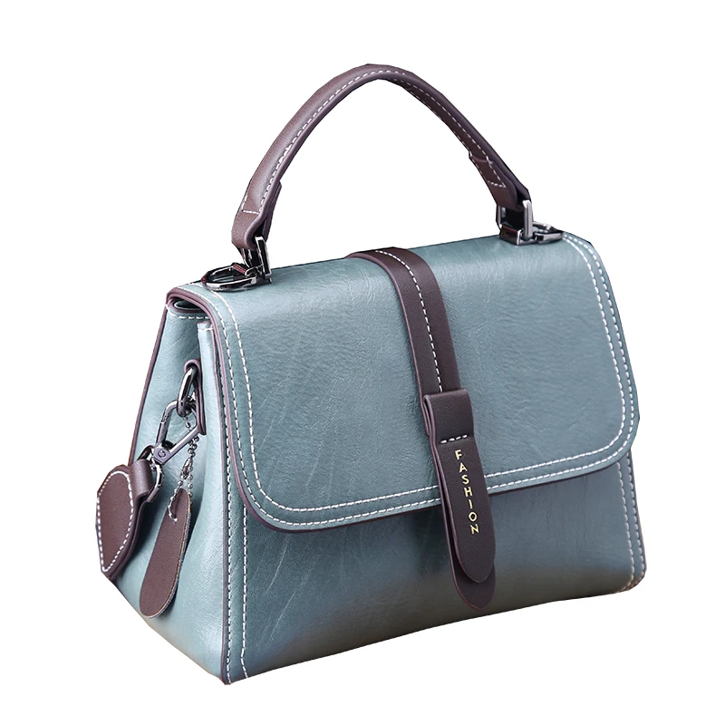 

Genuine Leather Handbags 2021 New Fashion Retro Cowhide Handbags for Women Casual All-match One-shoulder Messenger Big Bag sac