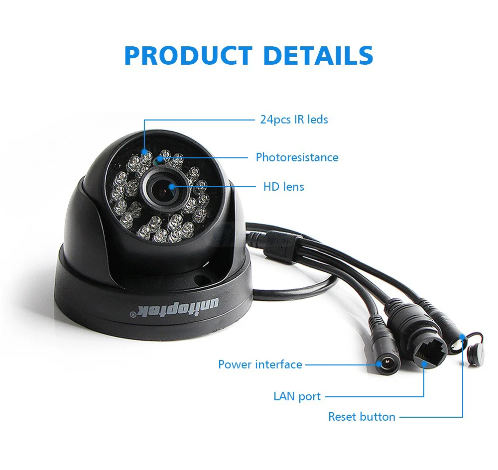 HD 720P 1080P wifi IP камера Аудио Беспроводная Onvif для видеонаблюдения купольная камера IR 20m с функцией ночного видения TF слот для карт APP CamHi