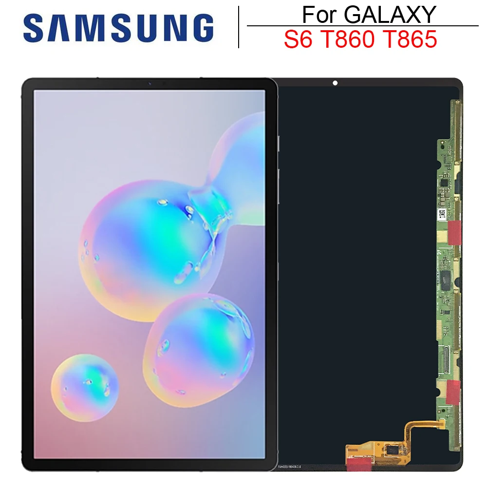 

New LCDS For Samsung Galaxy Tab S6 10.5" T860 T865 2019 LCD Display + Touch Screen Digitizer Assembly