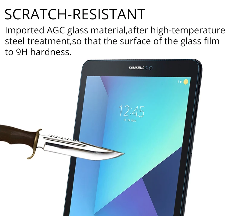 С уровнем твердости 9H закаленное Стекло Экран Защитная пленка для Samsung Galaxy Tab S6 10,5 T860