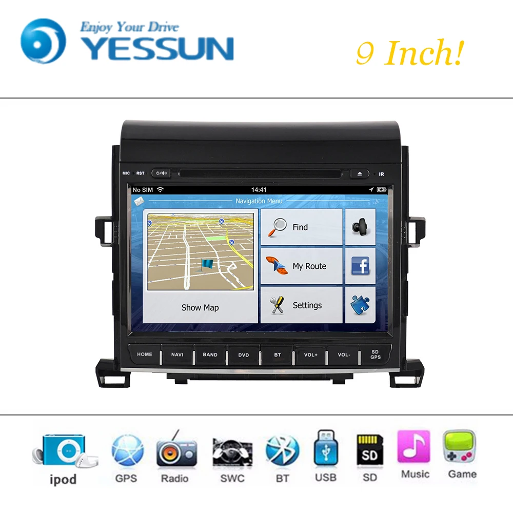 Автомобильный DVD плеер система Wince для Toyota Alphard 2007 2013 Авторадио стерео GPS навигация