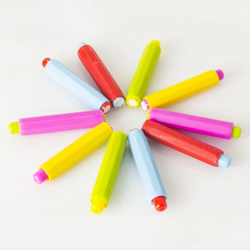 2 шт./компл. Мел Держатель зажим красочные Держатели чистый обучающий для детей