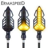 2pcs arrows led motorcycle turn signals motorbike sequential flowing flashing indicators moto tail stop signal light accessories