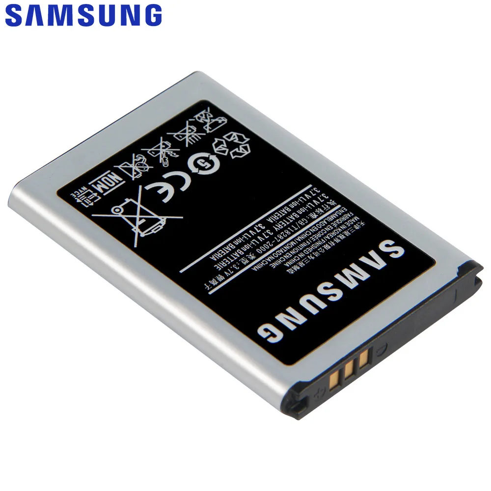 Оригинальный аккумулятор Samsung для C3630 C3230 C5350 C3752 GT S5350 C3630C C3528 EB483450VU 900 мА