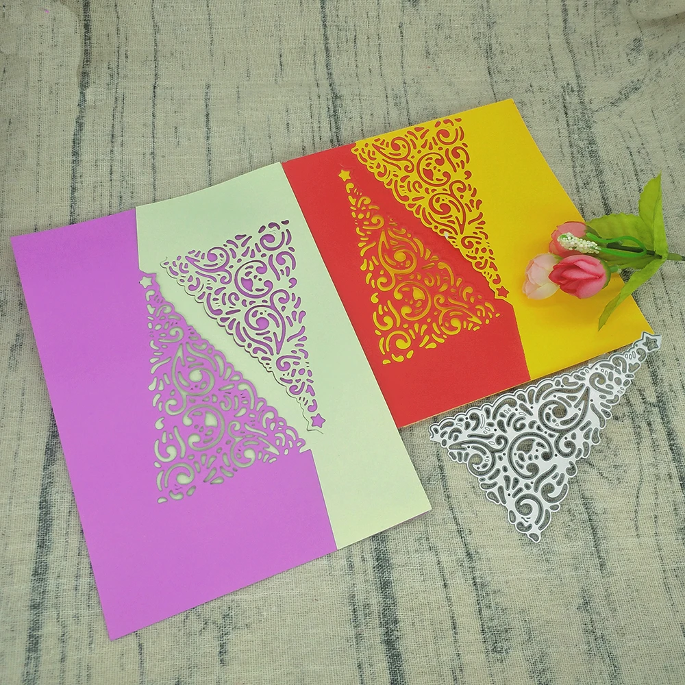 

Exquisite Christmas tree-shaped hollow pattern metal cutting dies, scrapbook album decoration, DIY handmade art