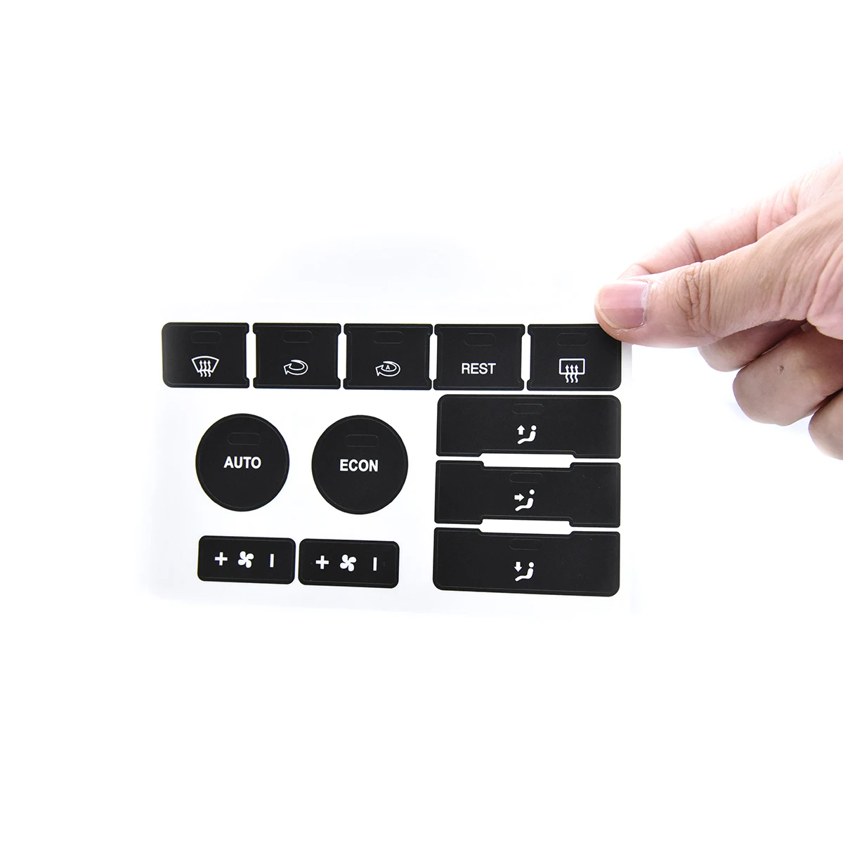 Car Repair Stickers Glass Lift Air Condition Climate Control Switch Button Decals Kit For VW Volkswagen Touareg 2004-2009 | Автомобили и