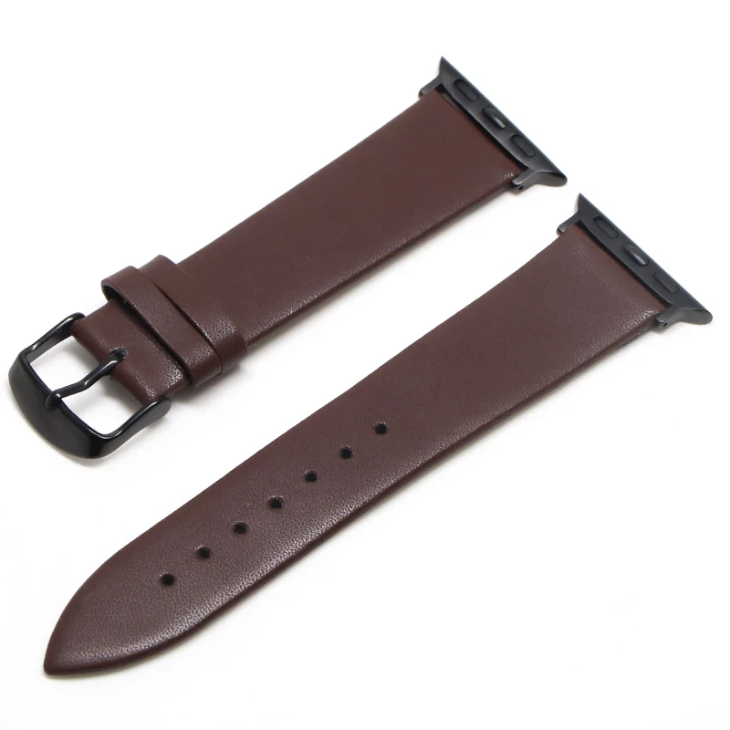 Ремешок кожаный для Apple Watch Band Series 5/3/2/1 спортивный браслет iwatch 4 42 мм 38 3