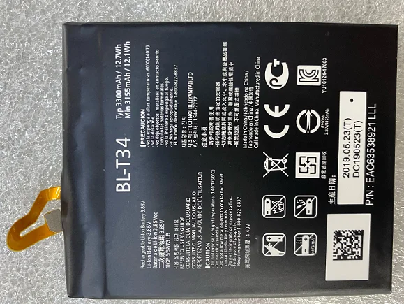 Новая батарея 3300 мАч BL-T34 сменная для LG Sprint V30 + LS998 Внутренние аккумуляторы