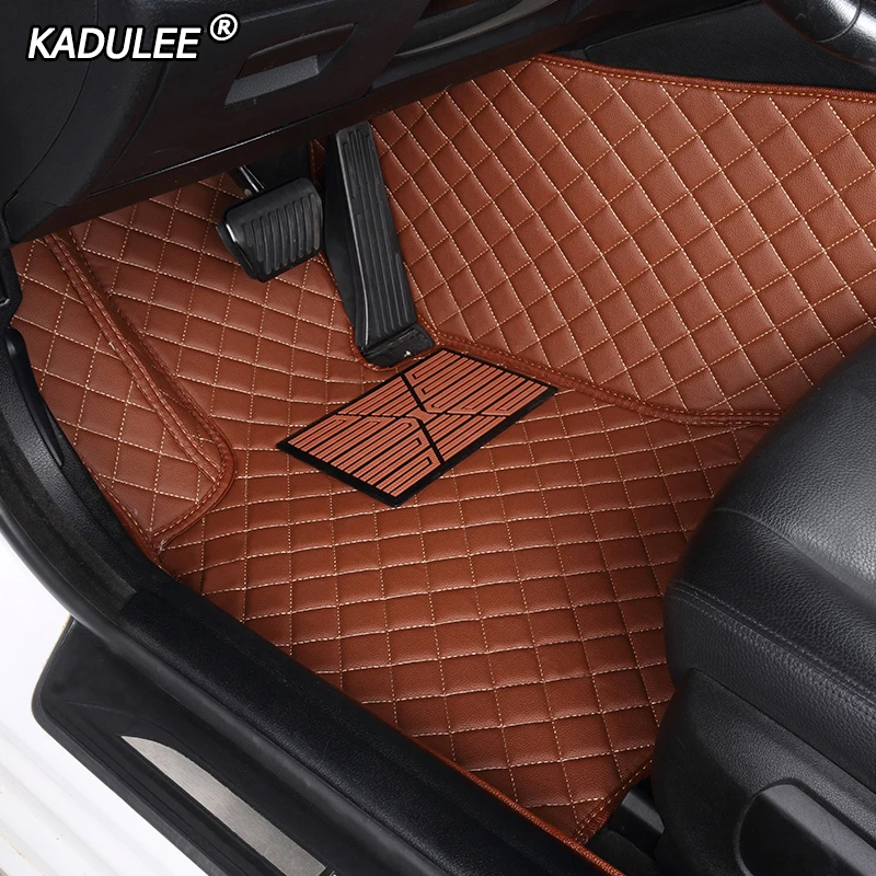 Автомобильные коврики KADULEE кожаные Коврики Для Audi A7 Q3 Q5 Q7 A4 A5 A6 S3 S5 S6 S7 S8 R8 TT SQ5 SR4 7 A1 A3
