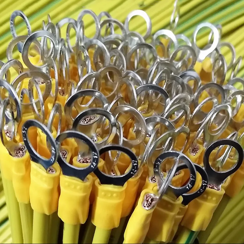 Фотогальванический заземляющий провод желтый зеленый для утечки заземления