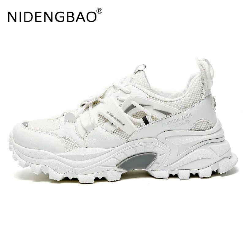 Hot Sale Sneakers for Men Fashion Cool Breathable Chunky Shoes Large Size 39-46 Outdoor Running Walking Platform Sports Shoes
