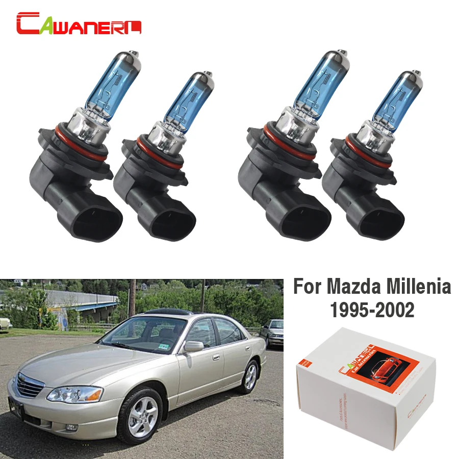 Cawanerl 4X100W 9005 + 9006 галогенная лампа 12 В Автомобильный источник светильник