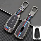 Чехол для автомобильного ключа для Ford Focus mk2 mk3 2 3 Kuga Edge Ranger Mondeo s max c max 2008 2009 2010 2011 2012 2013 2014 2015 2016, чехлы