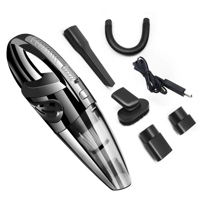 

Car Vacuum Cleaner Portable Handheld Home Powerful Cyclone Wet Dry Wireless 120W Use USB Chargeable Durable Vacuum Cleaner