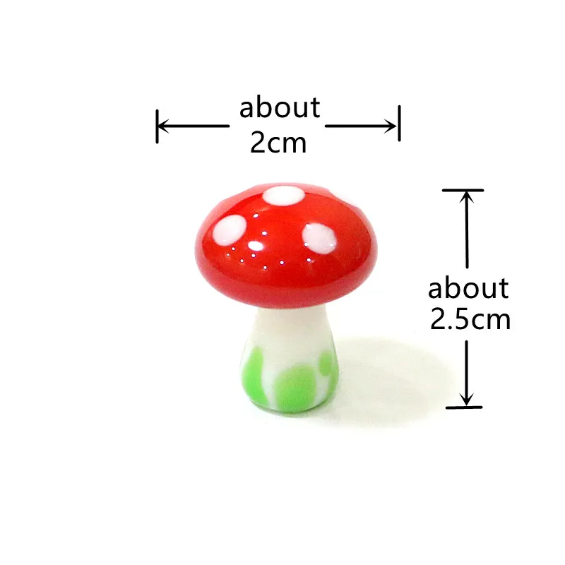 Миниатюрный симпатичный цветочный горшок в виде грибов для украшения сада -