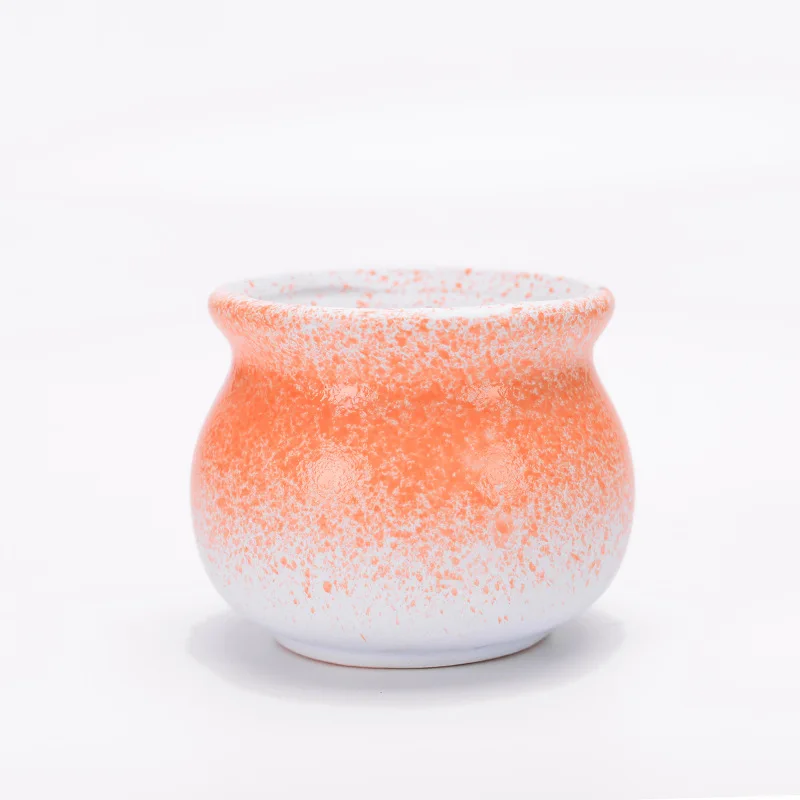 Горшок для суккулентов цветной мясистый цветочный горшок макарона керамический