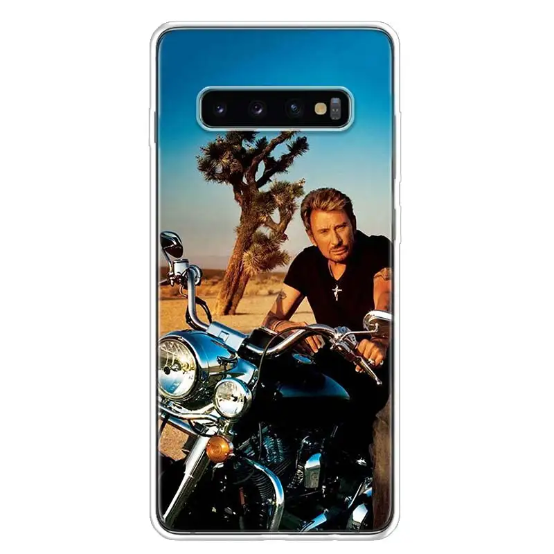 TW148-6 Johnny Hallyday Music Cover Phone Case For Samsung Galaxy S10+ Lite Note 10 9 8 S9 S8 J4 J6 J8 Plus S7 S6 Coque Shell - Цвет: TW148-6