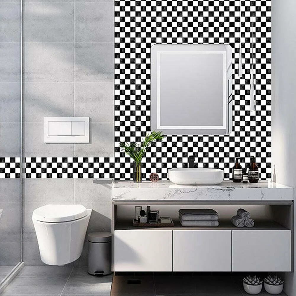 Мозаичные настенные стикеры 30X кухонные плиточные наклейки для ванной комнаты