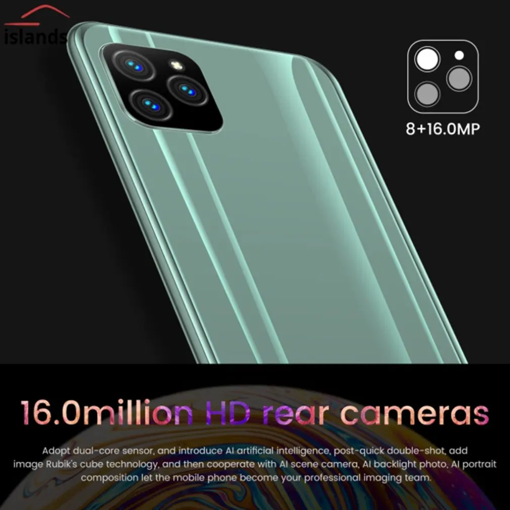 

I13 Plus 5.8 Inch Smartphone 4G+512M Flash Memory Smartphone Android Smartphone 8Mp Front Camera 16Mp Rear Camera