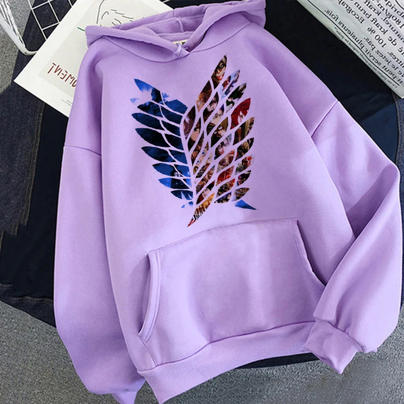 

Attack on Titan Shingeki No Kyojin Anime Hoodies Men Harajuku Fashion Streetwear Sweatshirts Unisex Casual Hooded Pullover Male