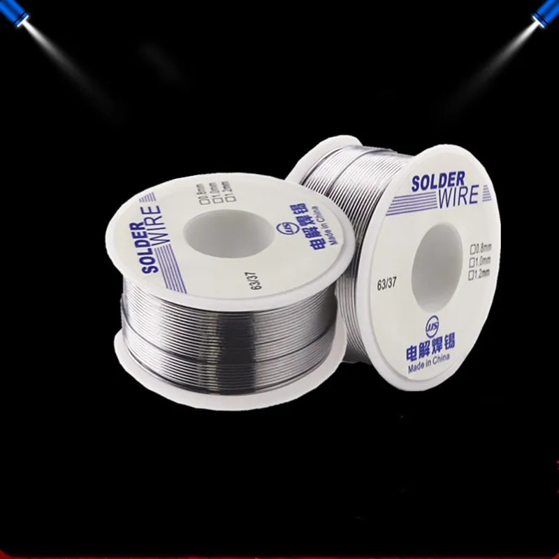 Новый Оловянно свинцовый припой с канифольным ядром Wire50g 0 8 мм 1 2% флюс катушка для