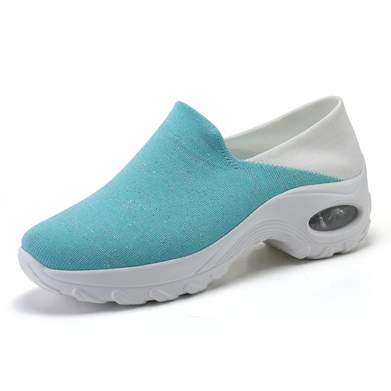 

Air Cushion Thick-soled Casual Shoes 2021 Summer Women's Sports Shoes Soft Sole Comfortable Middle Set Foot Casual Women's Shoes