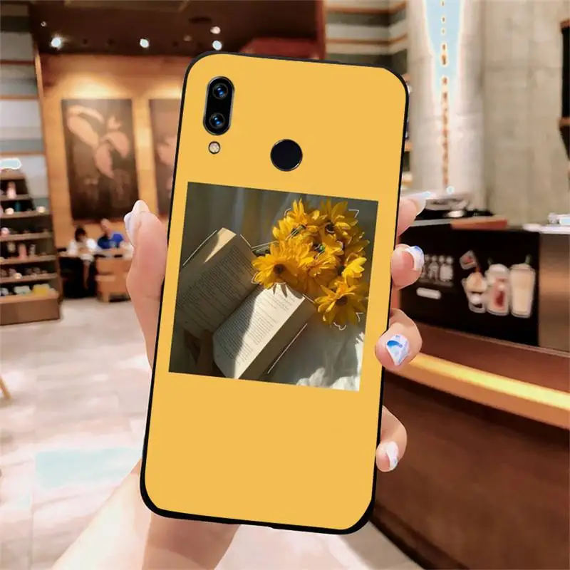 

Aesthetic flower painting shell Phone Case For Xiaomi Redmi note 7 8 9 t k30 max3 9 s 10 pro lite