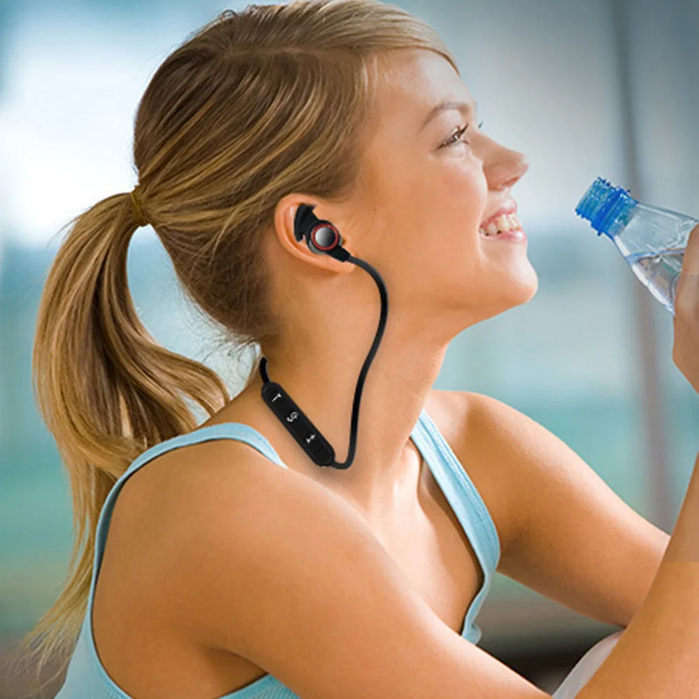 S6 беспроводные Bluetooth наушники с микрофоном спортивные IPX4 стерео гарнитура для