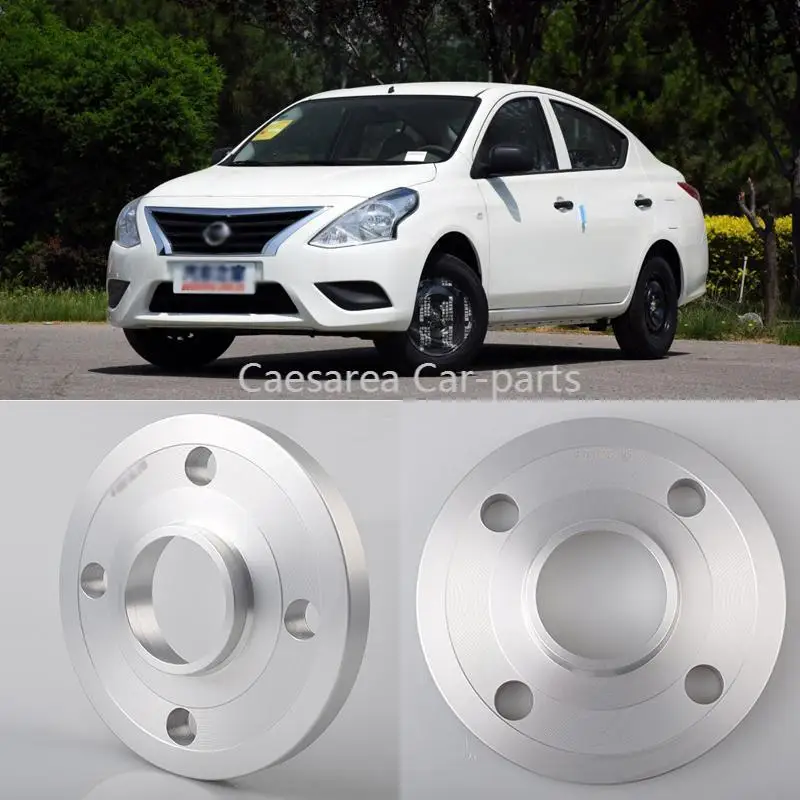 

High Quality Auto Wheel Spacer 2PCS 4x100 60.1CB Centric Wheel Spacers Tire Adapters Rims Flange Hubs For Nissan Sunny 2014-2018