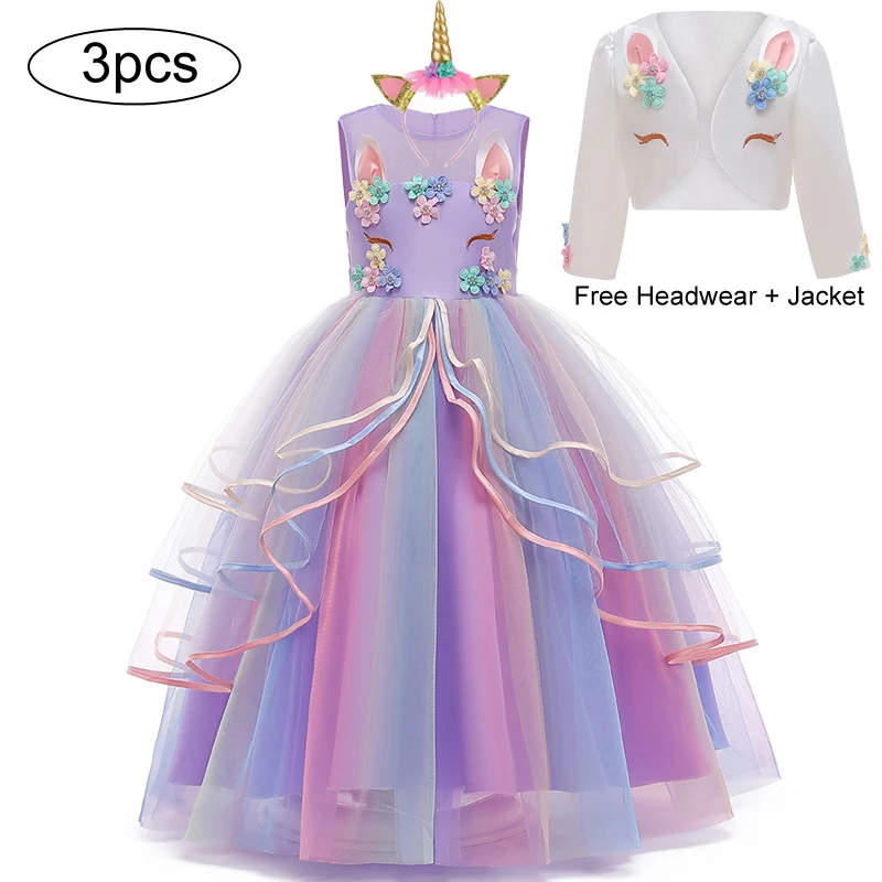 Unicorn Party Dress With Coat