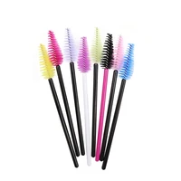 hot 25 pcs disposable drop shape eyelash brush cosmetic portable eyelash brow comb eyelash extension women makeup tools