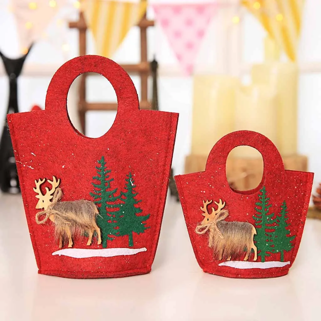 Рождественский пакет креативный мультфильм Новый подарок сумка мешок для конфет