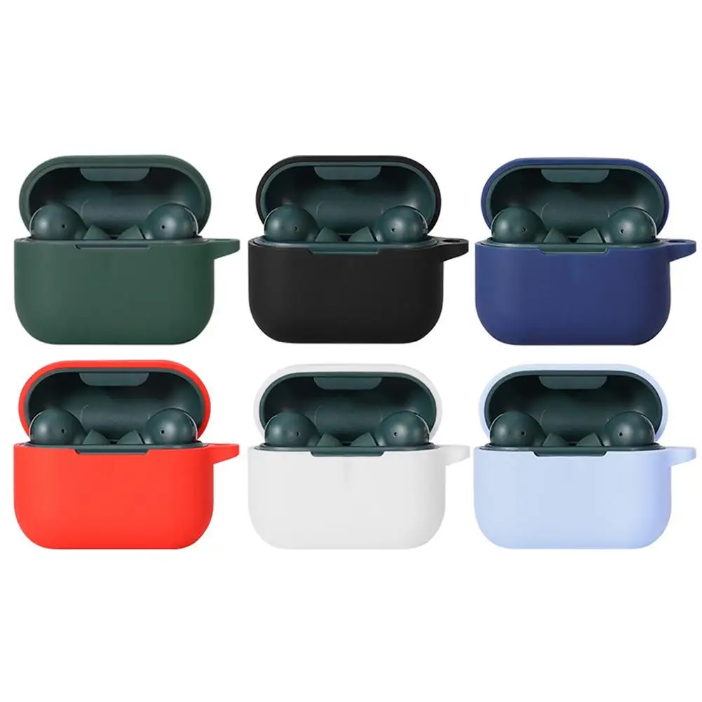 

Silicone Case Protective Skin Cover For QCY T10 Earphone Protective Case Bluetooth Earphones Soft TPU Cover Protector Shell