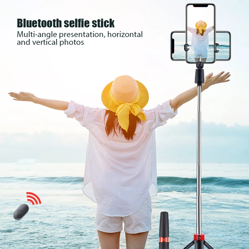 

Stable Mini Selfie Stick With Wireless Bluetooth for iphone Xiaomi Foldable Handheld Monopod Shutter Remote Extendable Tripod