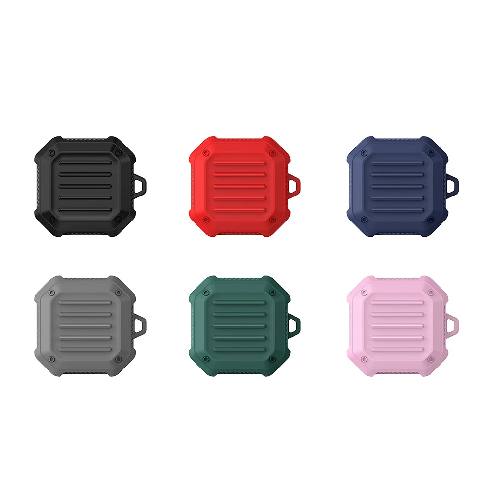

Earphone Case for Samsung Galaxy Buds Live Headset Shockproof Full Body Protective Headset Headphone Case Shell With Hook