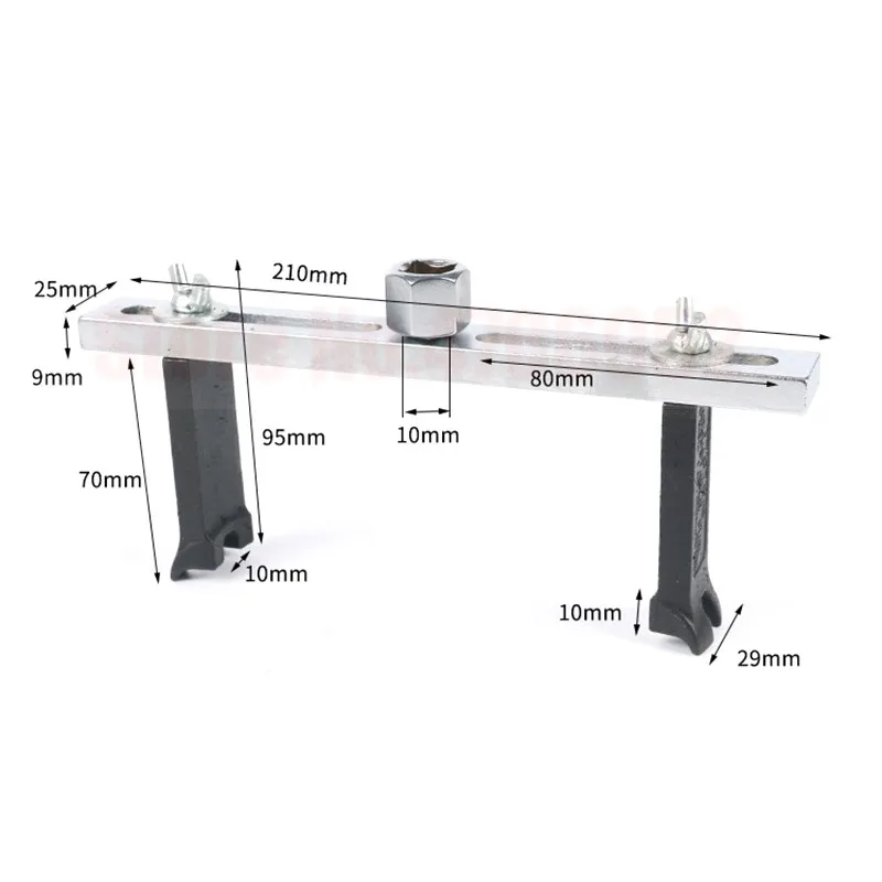 Инструмент для разборки крышки топливного бака Регулируемый универсальный
