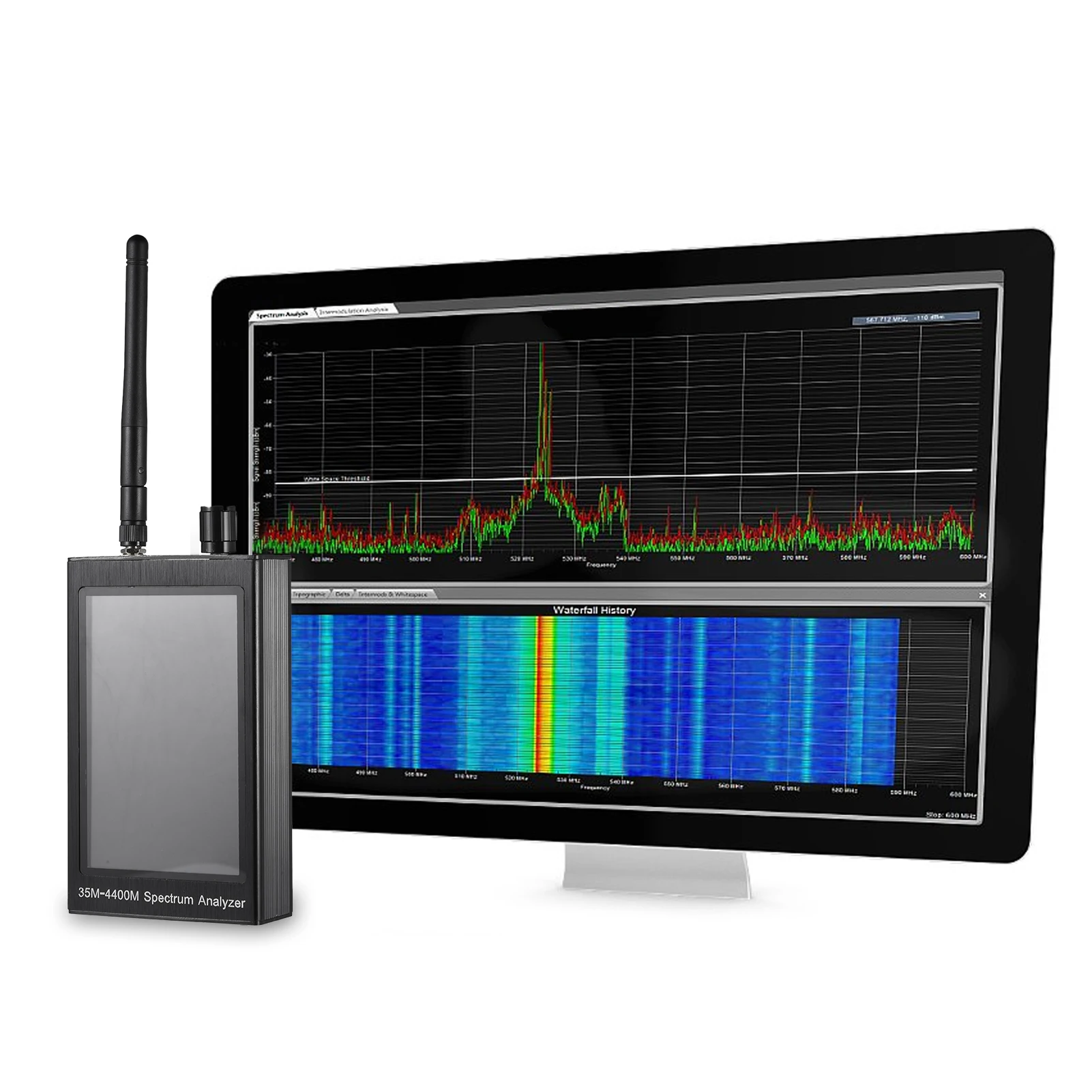 Профессиональный высокоточный анализатор спектра с ЖК дисплеем TFT высокой