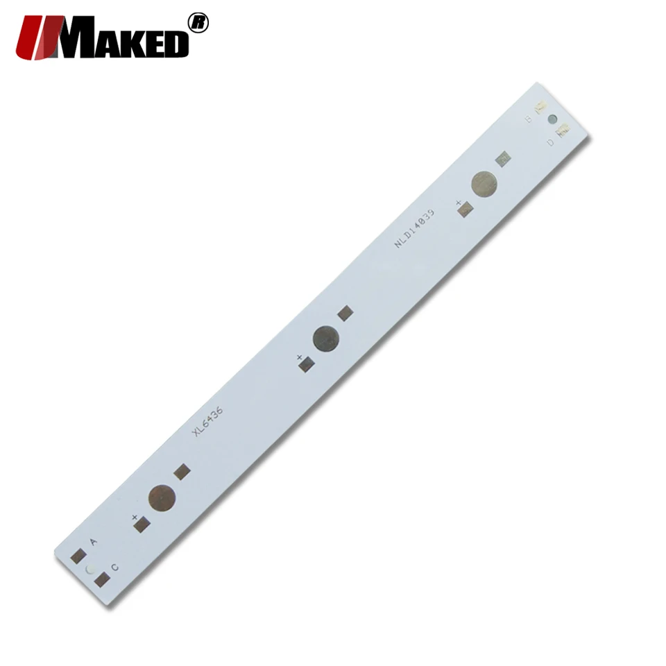 Светодиодный PCB 3W L: 140/75 мм, алюминиевая пластина 1/3/5 Вт высокой мощности Мощность светодиодный s устанавливать светодиодный свет радиатора Гидропоника; Аквариум трубки свет для выращивания "сделай сам"